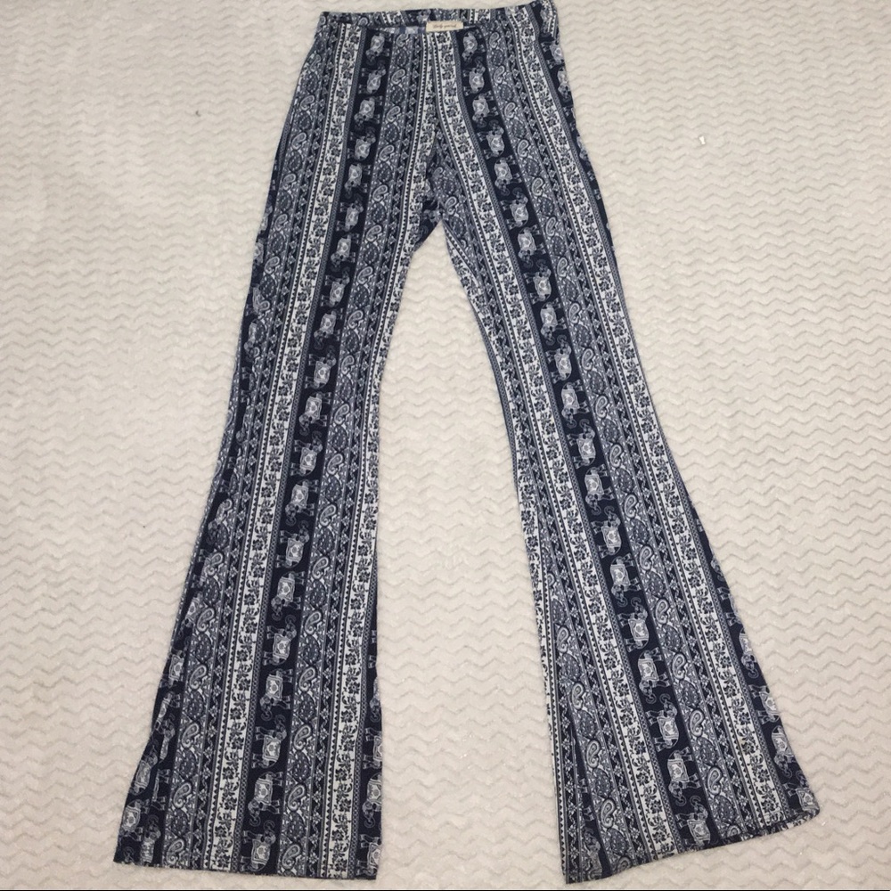 Blue Elephant Boho Pants